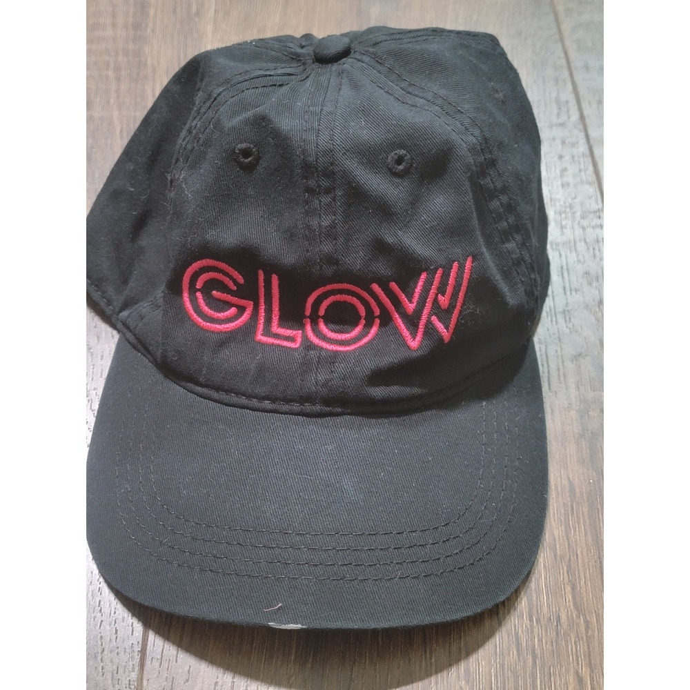 GLOW Netflix Series Season Two Promo Hat Black Pink Embroidered Cap America